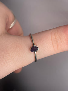 Amethyst SZ 10 Sterling Silver Ring