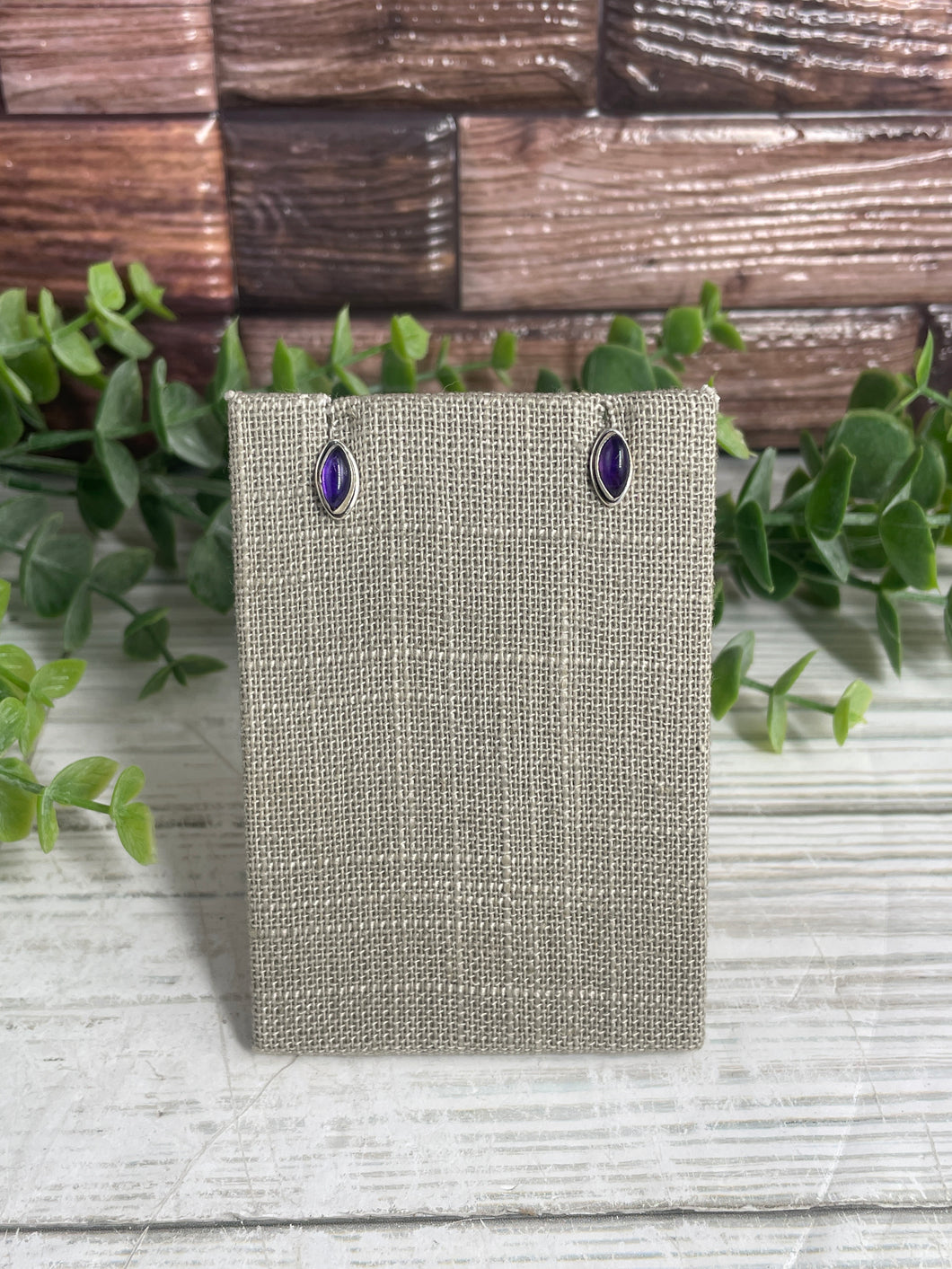 Amethyst Sterling Silver Studs
