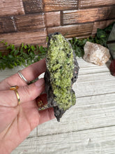 Load image into Gallery viewer, Peridot in Basalt Matrix