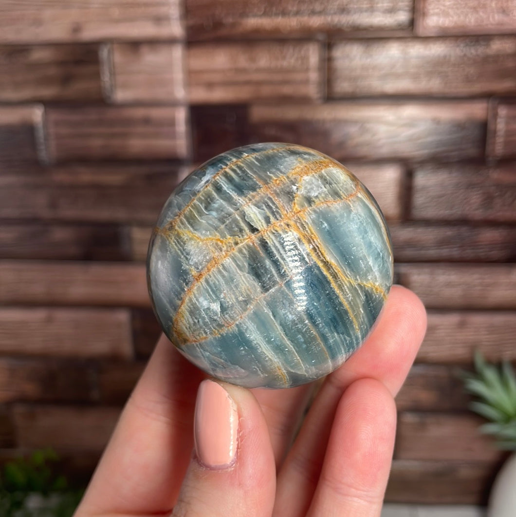 Blue Onyx Sphere