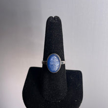 Load image into Gallery viewer, Blue Kyanite Size 8 Sterling Silver Ring
