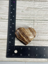 Load image into Gallery viewer, Chocolate Calcite Heart Small