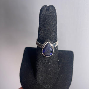 Iolite Size 6 Sterling Silver Ring
