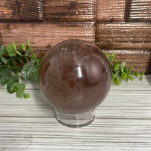 Load image into Gallery viewer, Smoky Quartz Sphere With Inclusions
