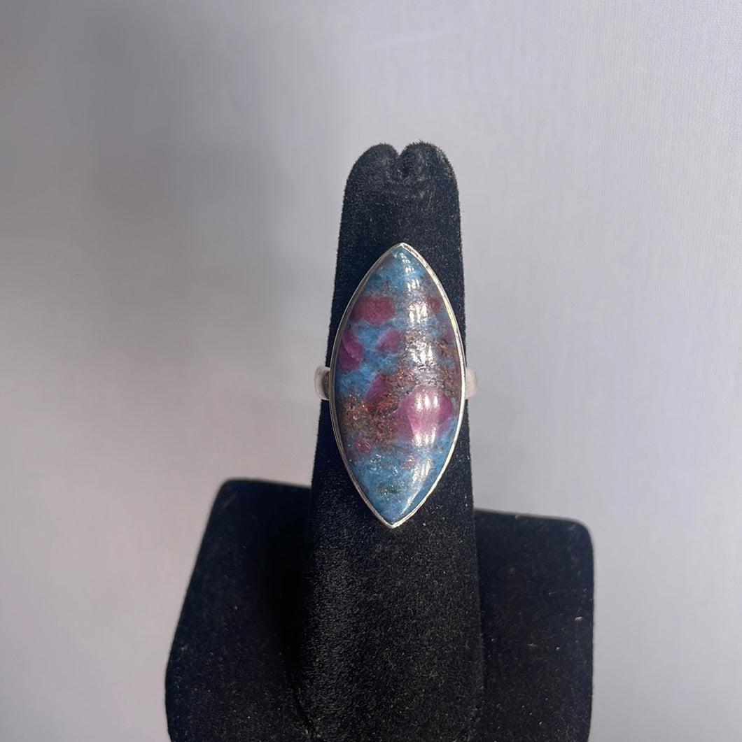Ruby Kyanite Size 6 Sterling Silver Ring