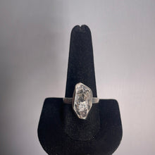 Load image into Gallery viewer, Herkimer Diamond Size 10 Sterling Silver Ring