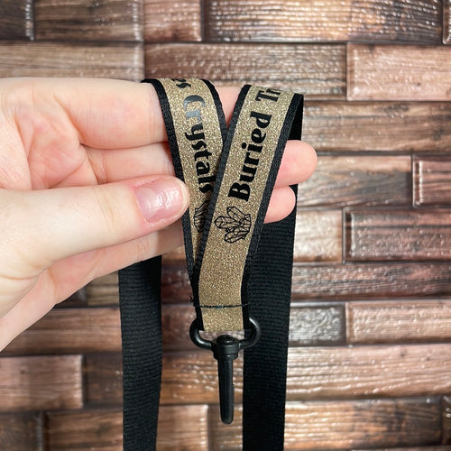 Buried Treasures Crystals Lanyard