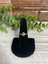 Load image into Gallery viewer, Herkimer Diamond SZ 7 Sterling Silver Ring