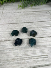Load image into Gallery viewer, Moss Agate Mini Turtle Carving