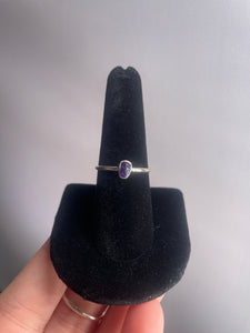 Amethyst SZ 8 Sterling Silver Ring
