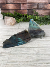 Load image into Gallery viewer, Half Polished Labradorite Freeform Medium
