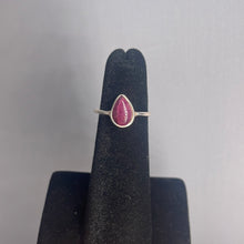Load image into Gallery viewer, Ruby Size 4 Sterling Silver Ring