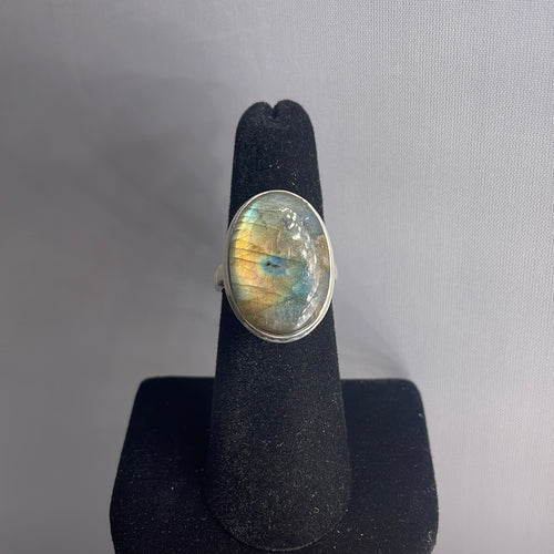 Labradorite Size 7 Sterling Silver Ring