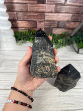 Load image into Gallery viewer, Half-Polished Black Tourmaline