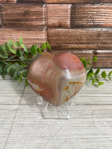 Polychrome Jasper Heart