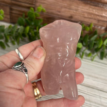 Load image into Gallery viewer, Rose Quartz Male Body Carving