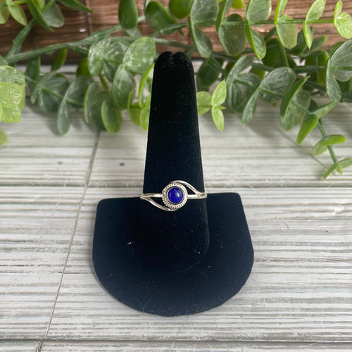 Lapis Lazuli Size 10 Sterling Silver Ring