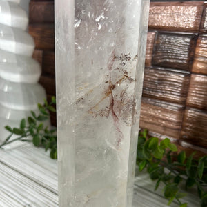 XL Clear Quartz Tower