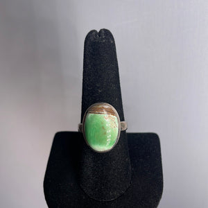 Variscite Size 9 Sterling Silver Ring