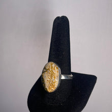 Load image into Gallery viewer, Ocean Jasper Size 12 Sterling Silver Ring