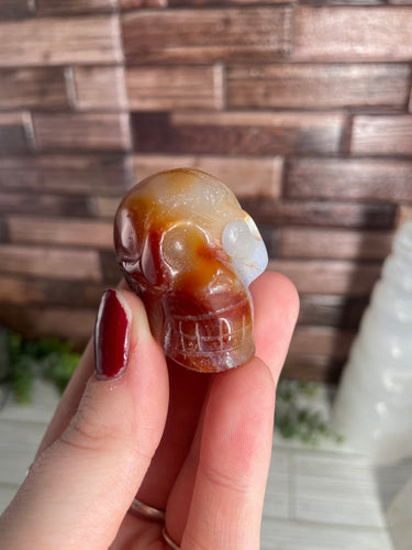 Carnelian Skull