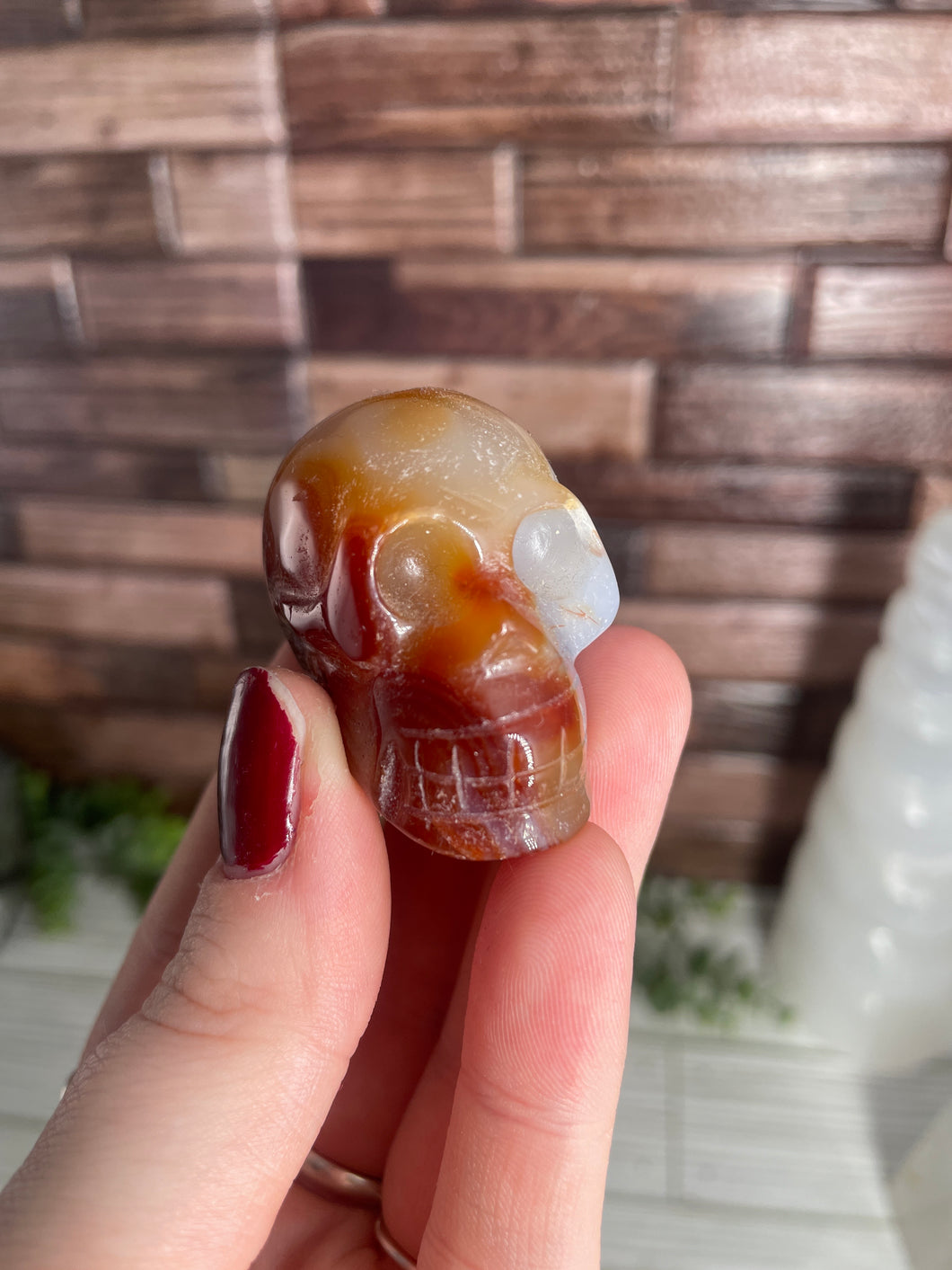 Carnelian Skull