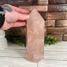 Load image into Gallery viewer, 4 pound Rose Quartz Tower