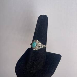 Amazonite Size 8 Sterling Silver Ring