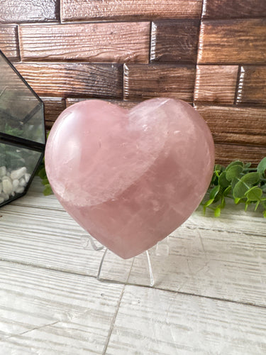Rose Quartz Heart XL