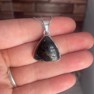 Nuummite Sterling Silver Pendant