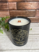 Load image into Gallery viewer, Cactus Flower Black &amp; Gold Candle