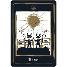 Load image into Gallery viewer, Golden Black Cat Tarot