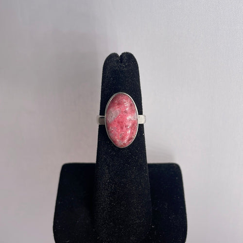 Pink Thulite Size 5 Sterling Silver Ring