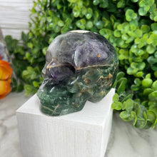 Load image into Gallery viewer, Fluorite Skull
