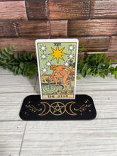 Load image into Gallery viewer, Triple Moon Goddess Tarot Card Display Stand (1 Card)