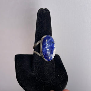 Sodalite Size 9 Sterling Silver Ring