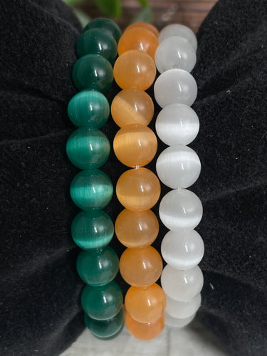 Cat’s Eye (Manmade) Crystal Bracelet