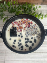 Load image into Gallery viewer, Protection Cast Iron Cauldron Candle