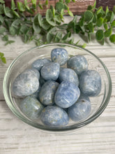 Load image into Gallery viewer, Blue Calcite Tumbled Stone