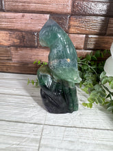 Load image into Gallery viewer, Fluorite Parrot Carving