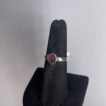 Load image into Gallery viewer, Watermelon Tourmaline Size 7 Sterling Silver Ring