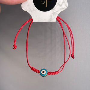 Evil Eye Pull Bracelet- Multiple colors available