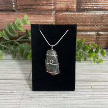 Load image into Gallery viewer, Bloodstone Wire-Wrapped Pendant