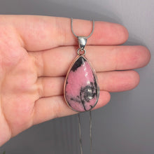 Load image into Gallery viewer, Rhodonite Sterling Silver Pendant