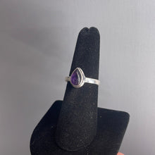 Load image into Gallery viewer, Amethyst Size 8 Sterling Silver Ring