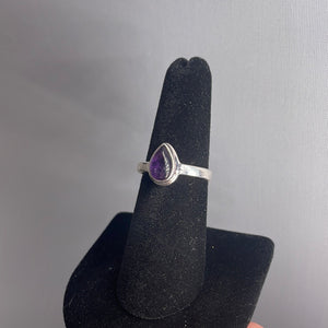 Amethyst Size 8 Sterling Silver Ring