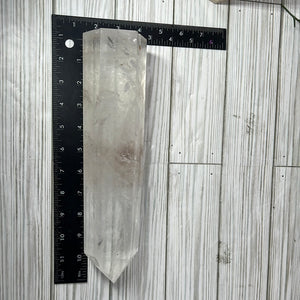 XL Clear Quartz Tower