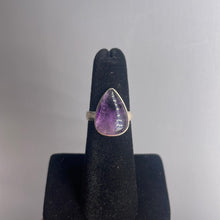 Load image into Gallery viewer, Star Amethyst Size 5 Sterling Silver Ring