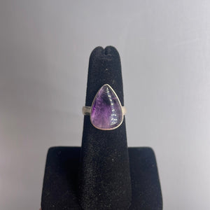 Star Amethyst Size 5 Sterling Silver Ring