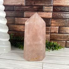 Load image into Gallery viewer, 4 pound Rose Quartz Tower